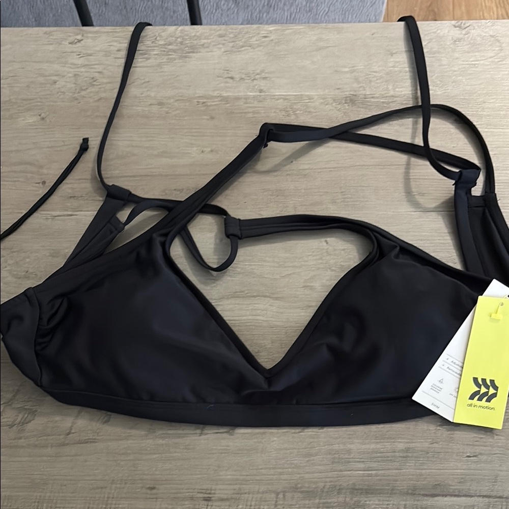 Black Bikini Top NWT